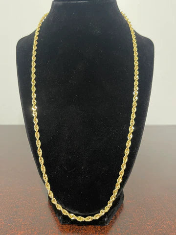 10K 24" Italian Rope Chain