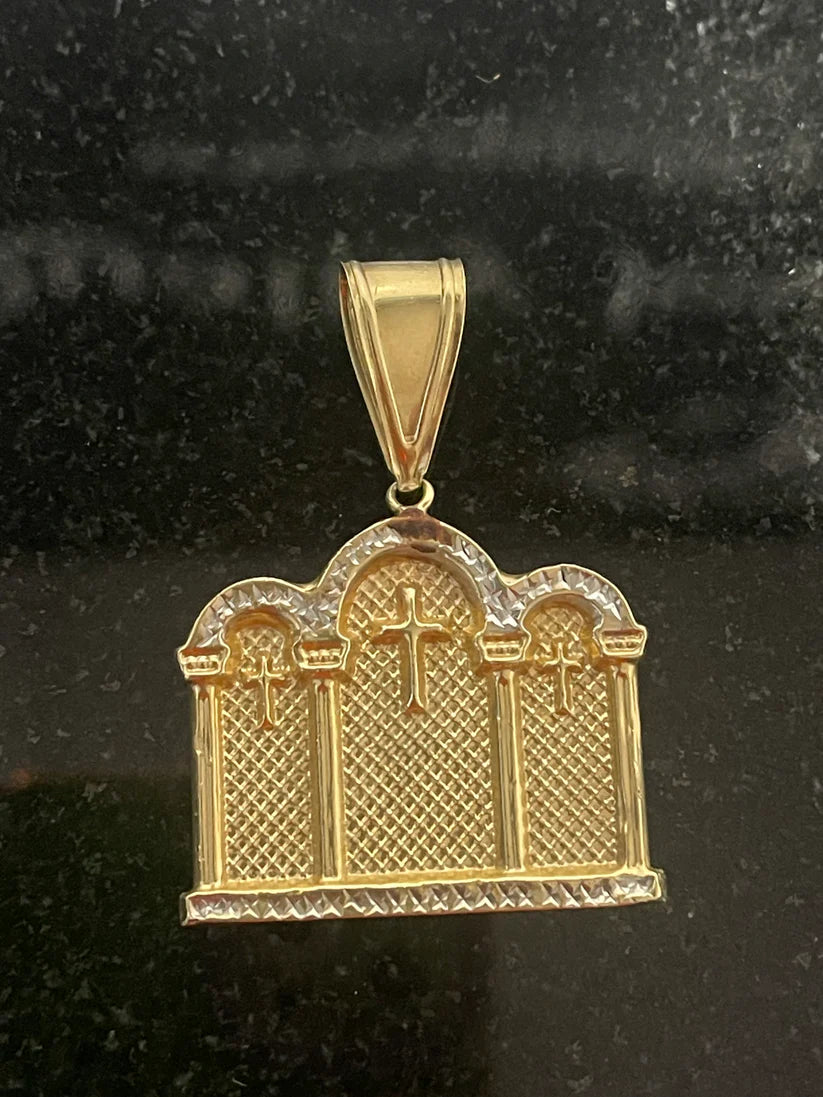 10K Church Pendant