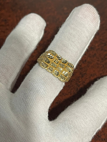 10k Nugget Ring Size 10