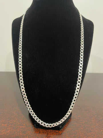 24" Italian Silver Cuban